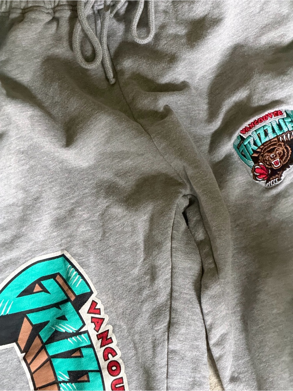 Vancouver Grizzlies Gray Sweatpants